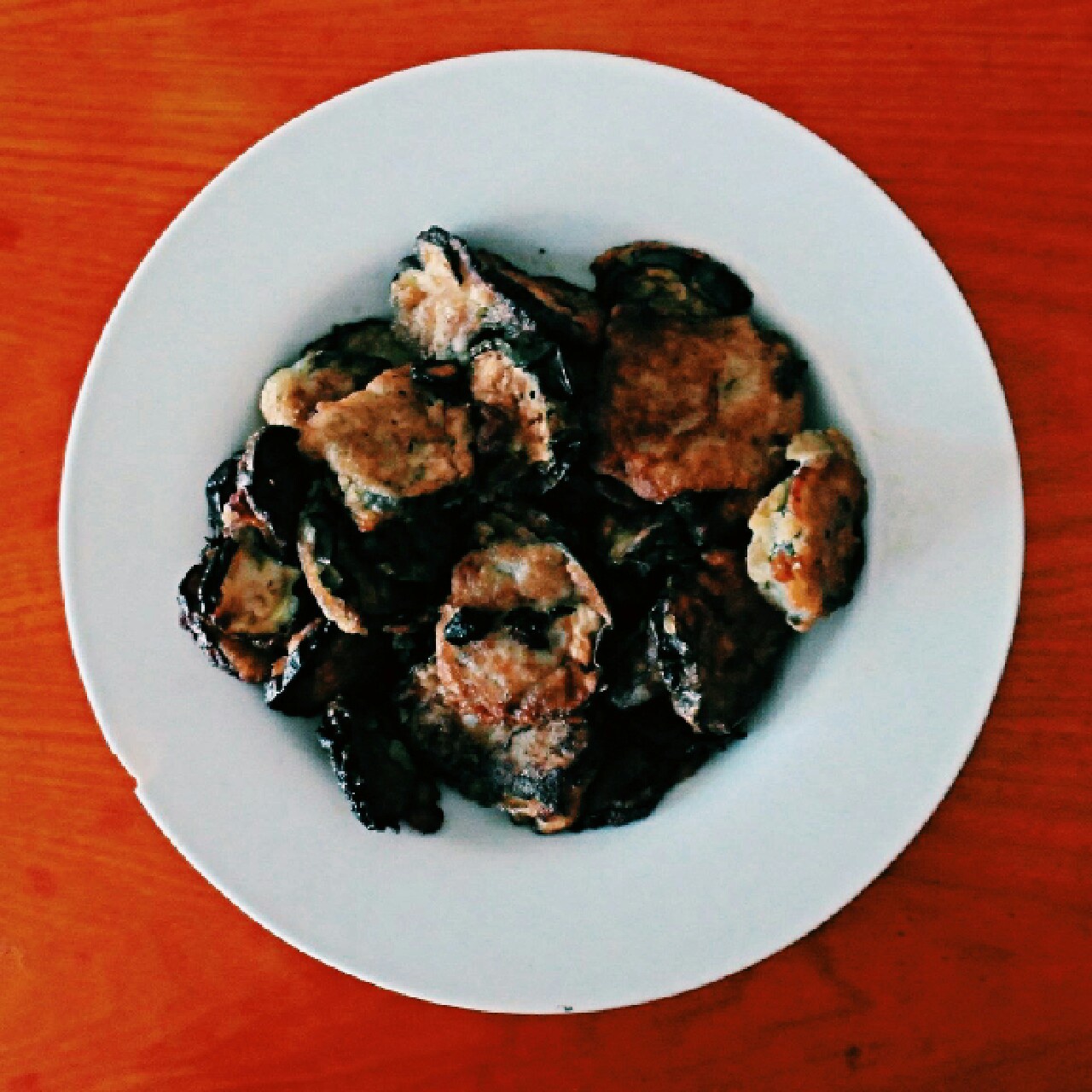 快手煎茄饼