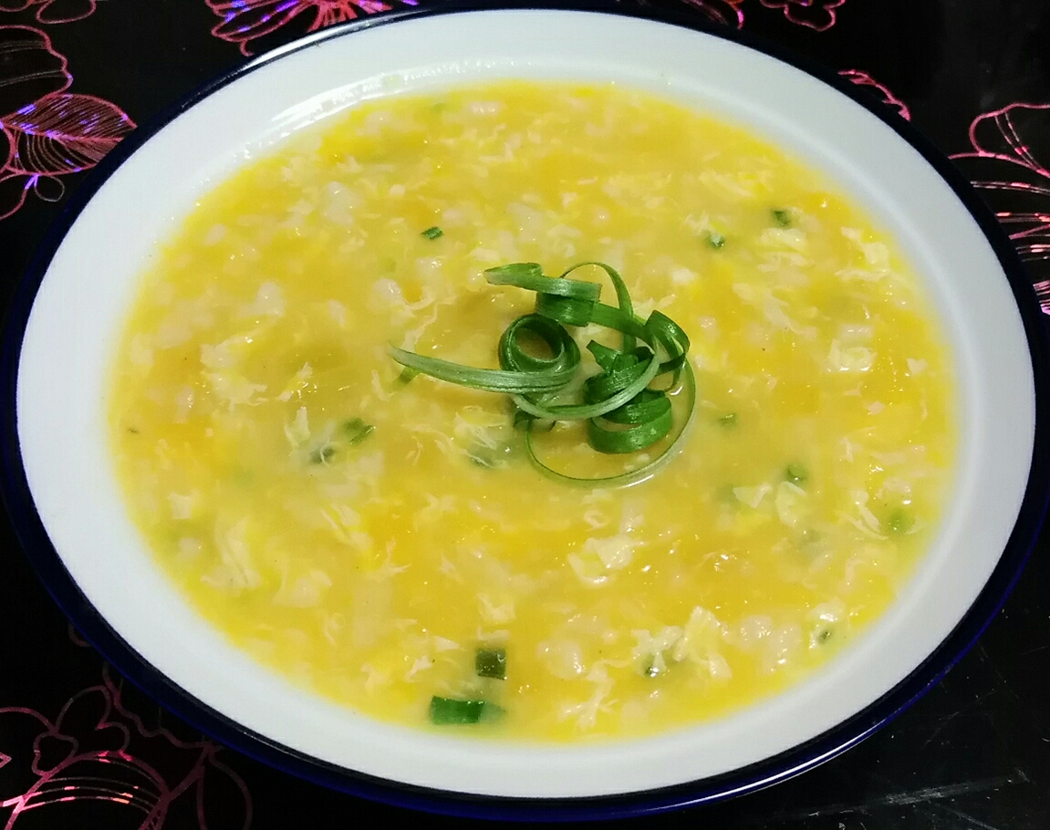 南瓜蛋花疙瘩汤的做法