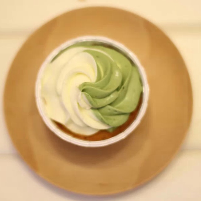 【青山绿水，白云出岫】黑芝麻抹茶双享纸杯蛋糕