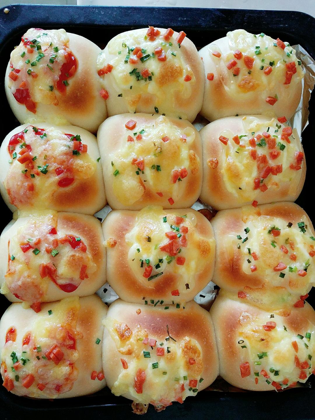 超软葱香芝士包（淡奶油面包体）