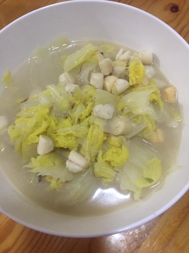 扇贝丁炖大白菜