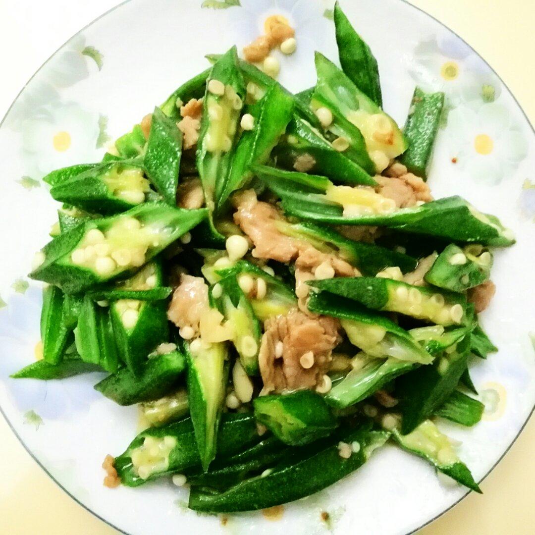 秋葵炒肉