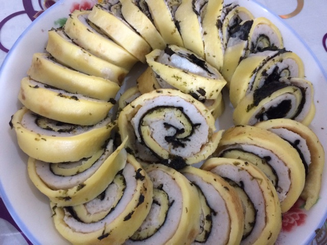 海苔鸡蛋鱼卷