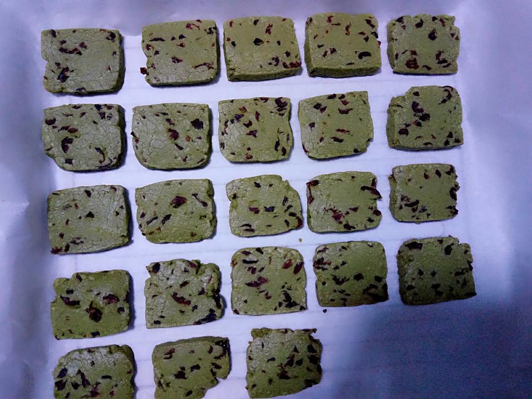 抹茶蔓越莓饼干