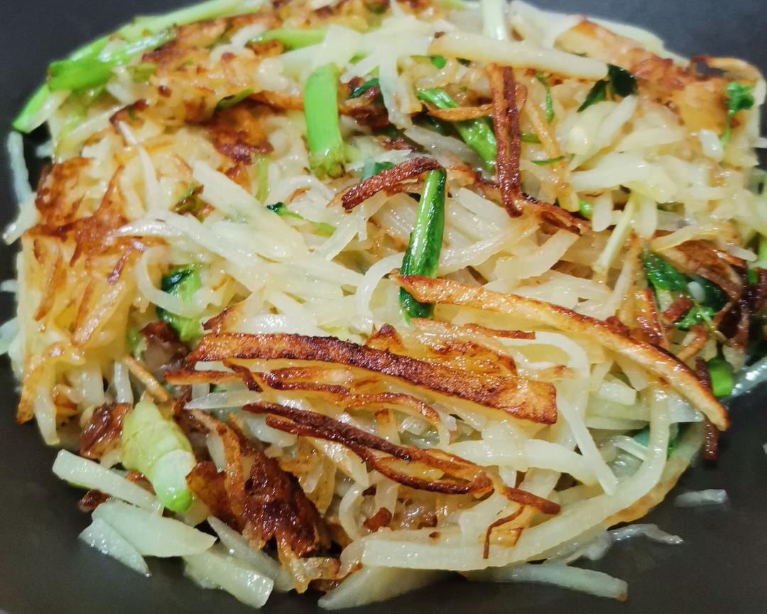 水芹炒土豆丝的做法