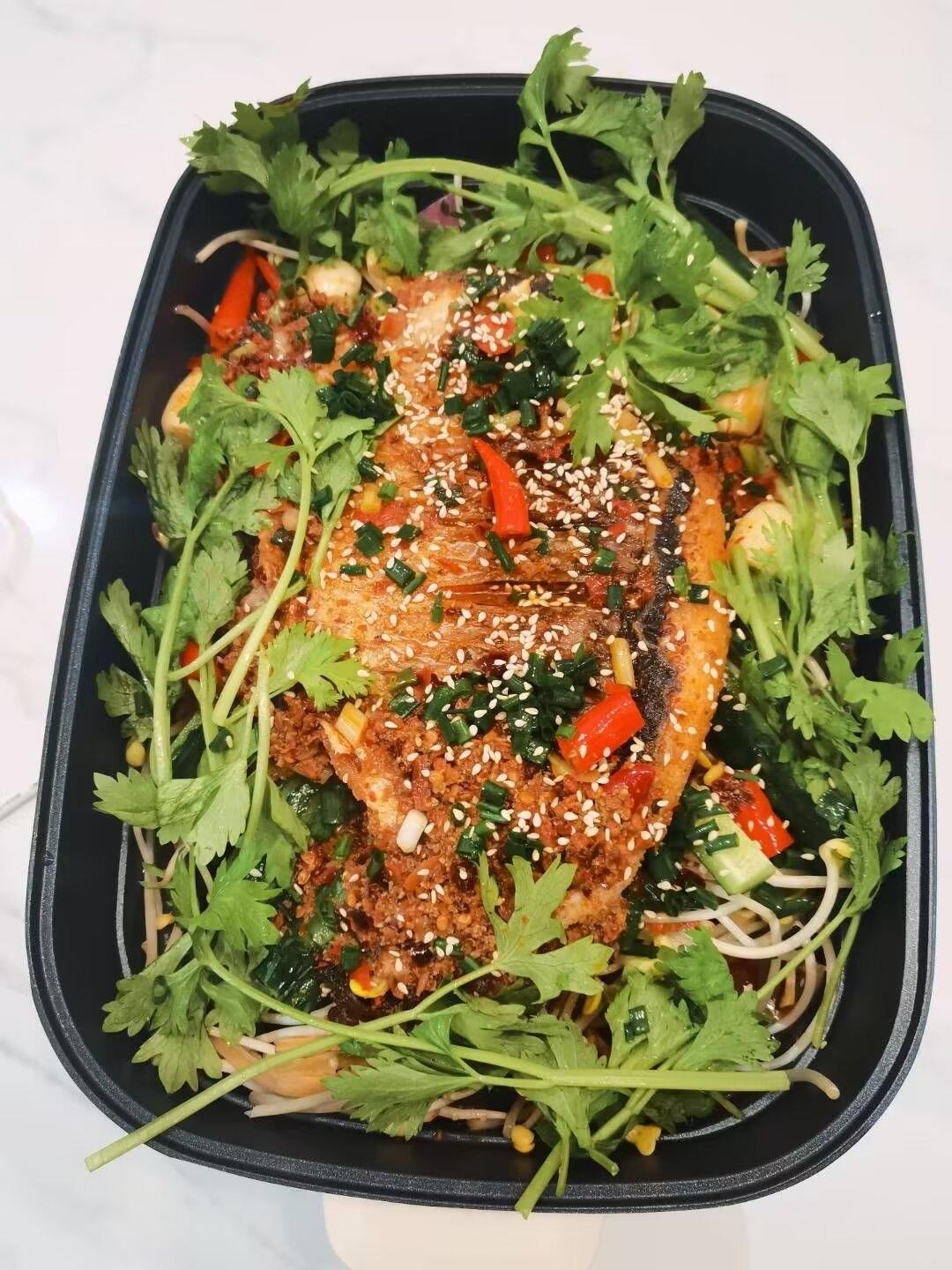 不用烤箱的烤鱼