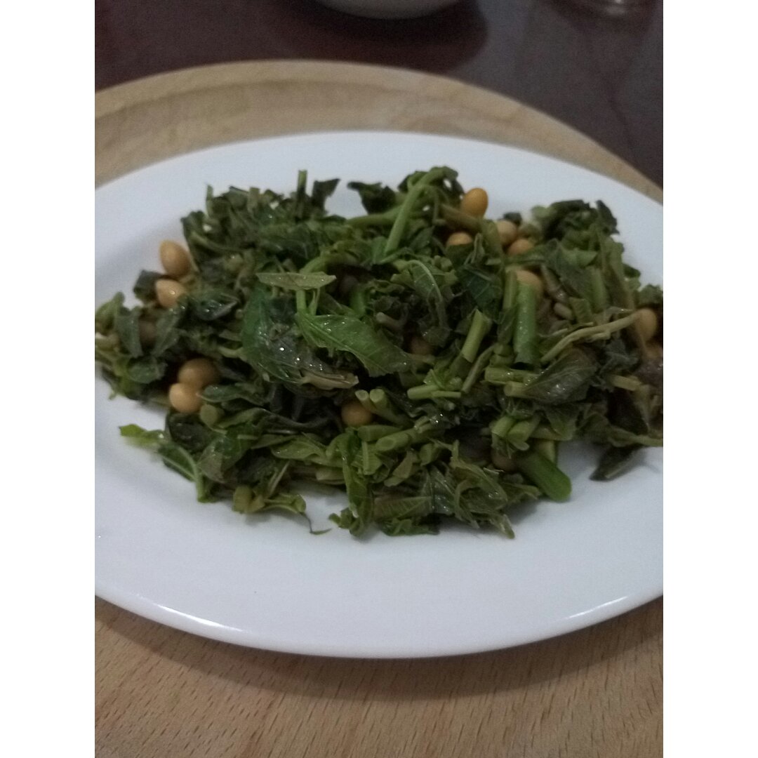 香椿拌黄豆