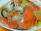 螃蟹白菜煮面条