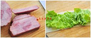 让人胃口大开的快手菜——清爽好吃的豆皮火腿鲜蔬卷的做法 步骤4