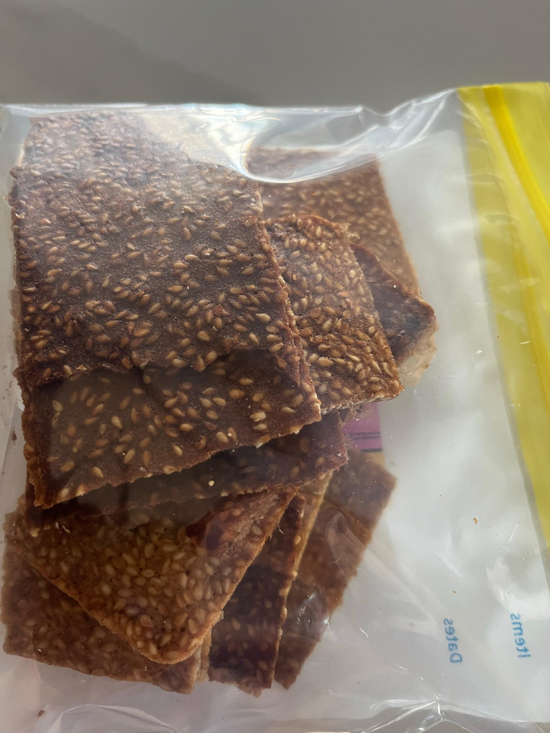 芝麻薄脆饼干，一步操作，超级简单