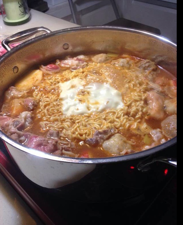 韩式芝士部队锅