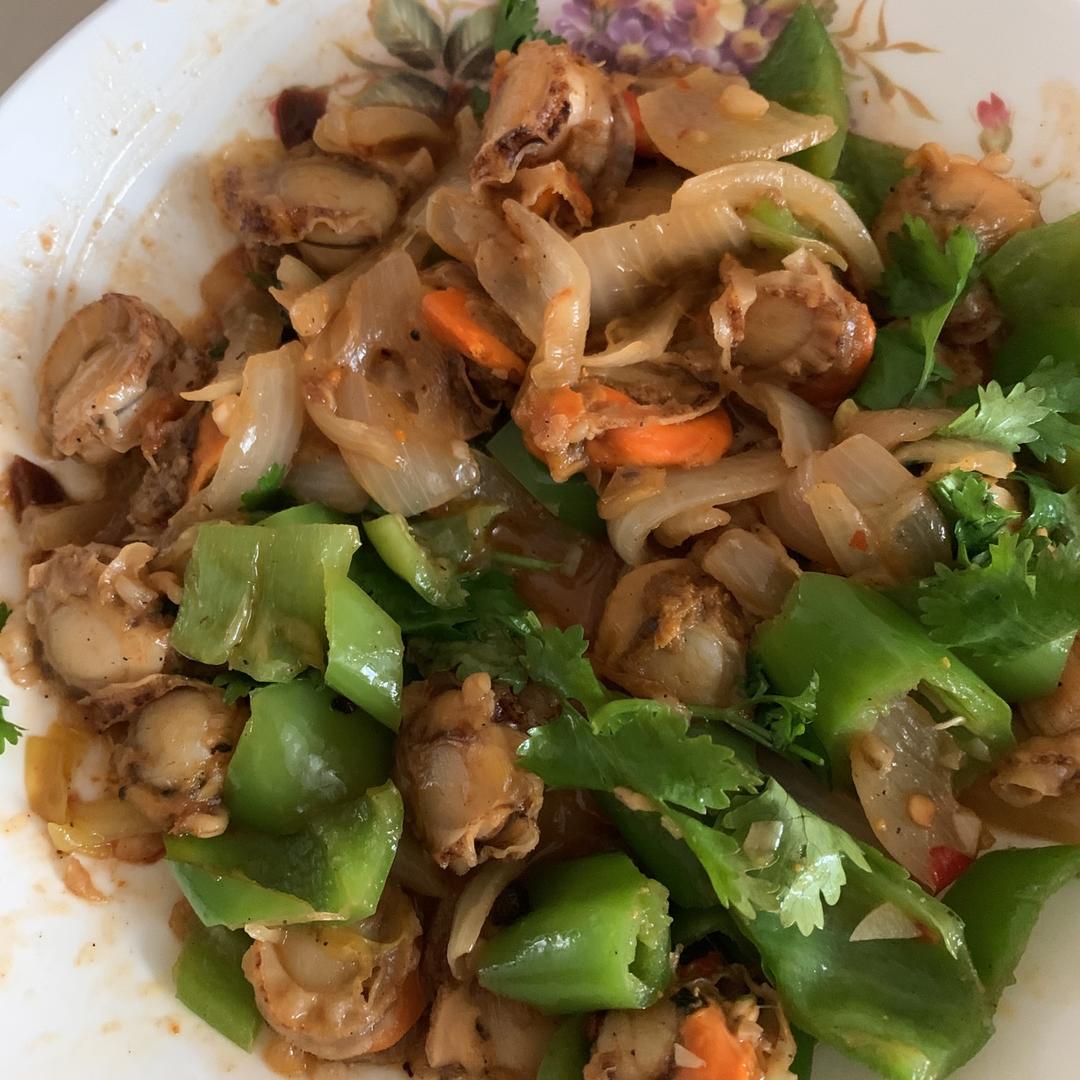 辣炒扇贝肉