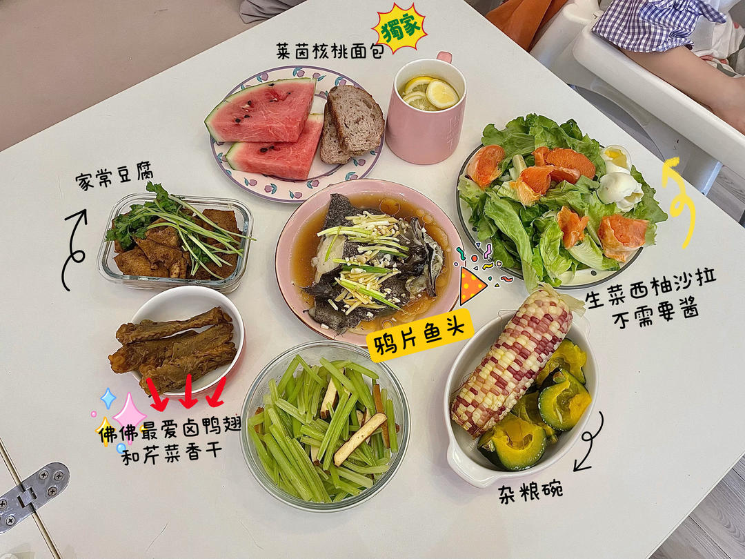 蒸鸦片鱼头（同鱼身做法一样）