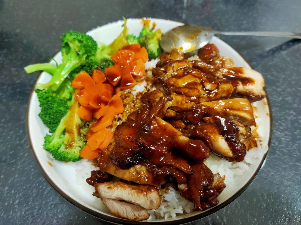照烧鸡腿饭
