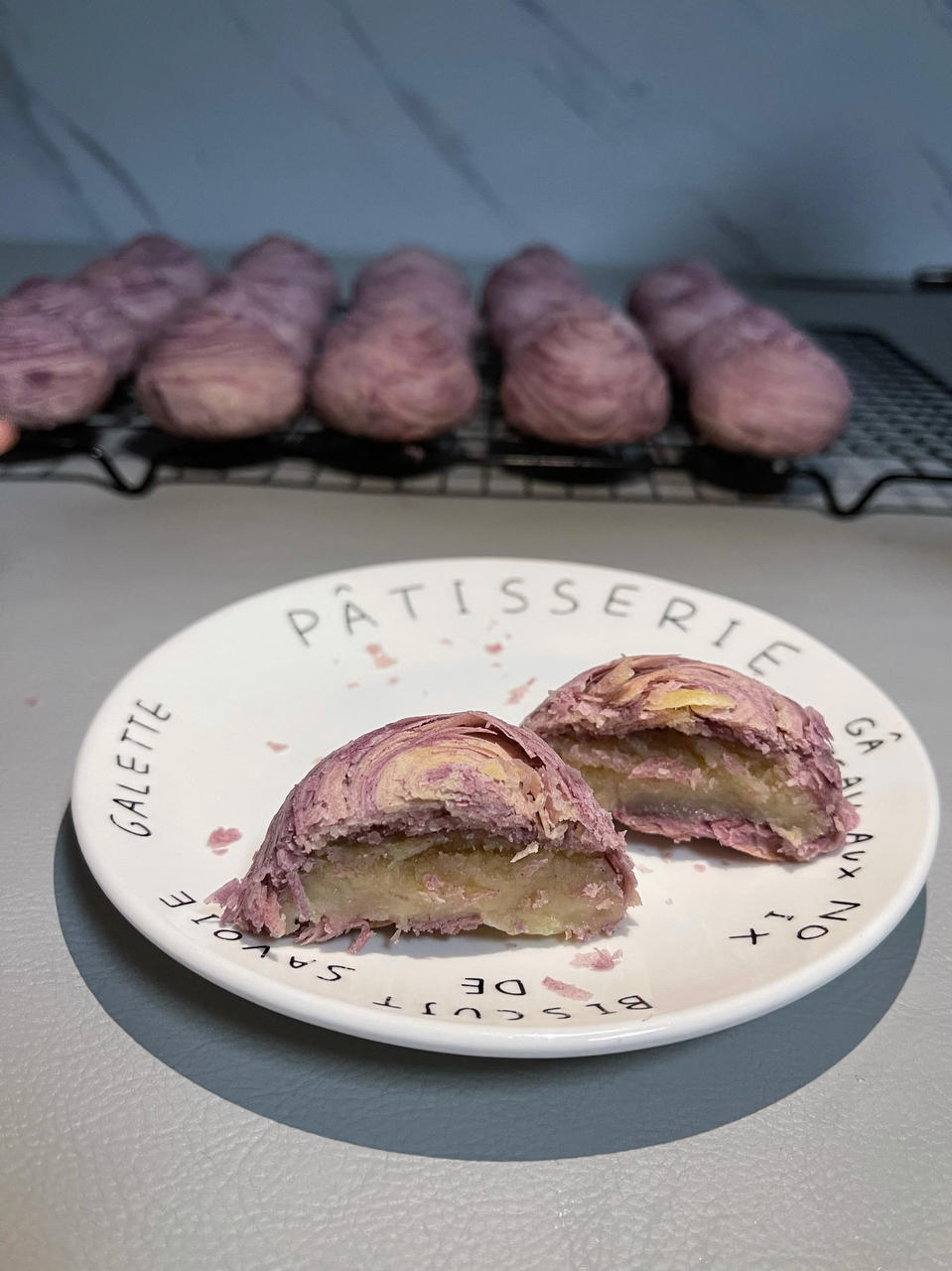 麻薯香芋酥/台湾大甲芋头酥(无猪油完美复刻2015.10修订各种抹茶酥、绿茶酥、蛋黄酥、紫薯酥通用哟）