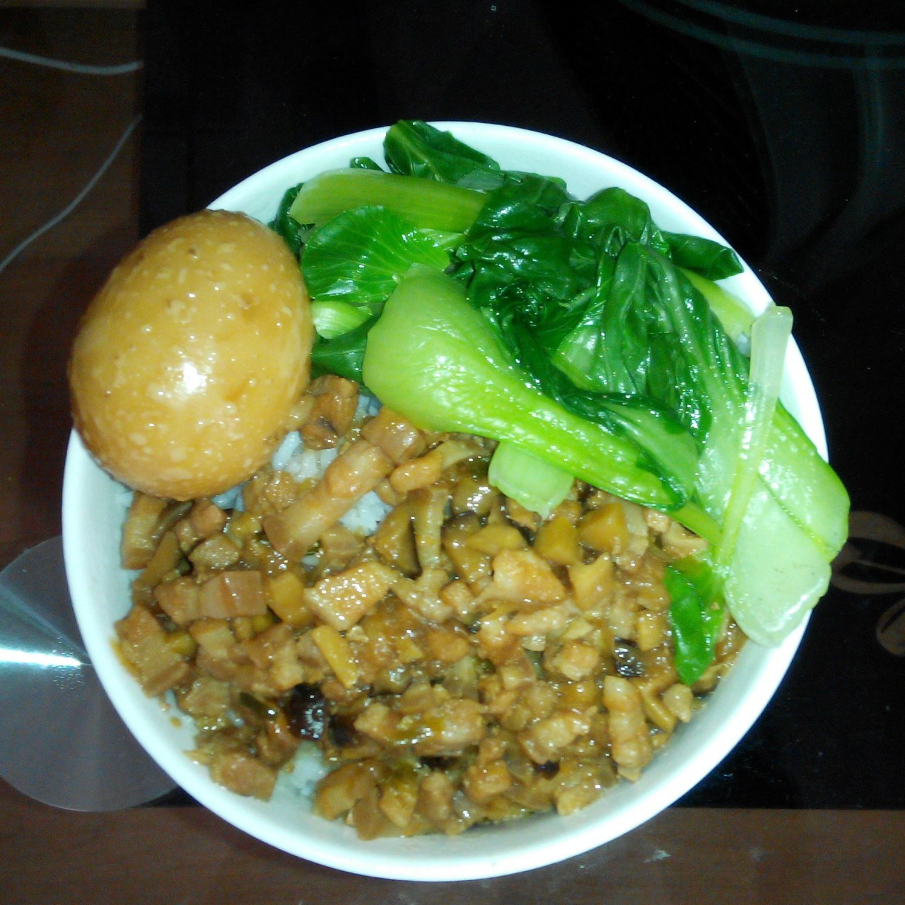 洋葱酥卤肉饭