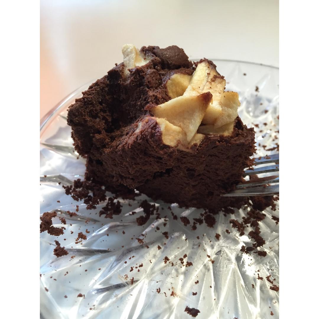 苹果臻仁巧克力无粉蛋糕