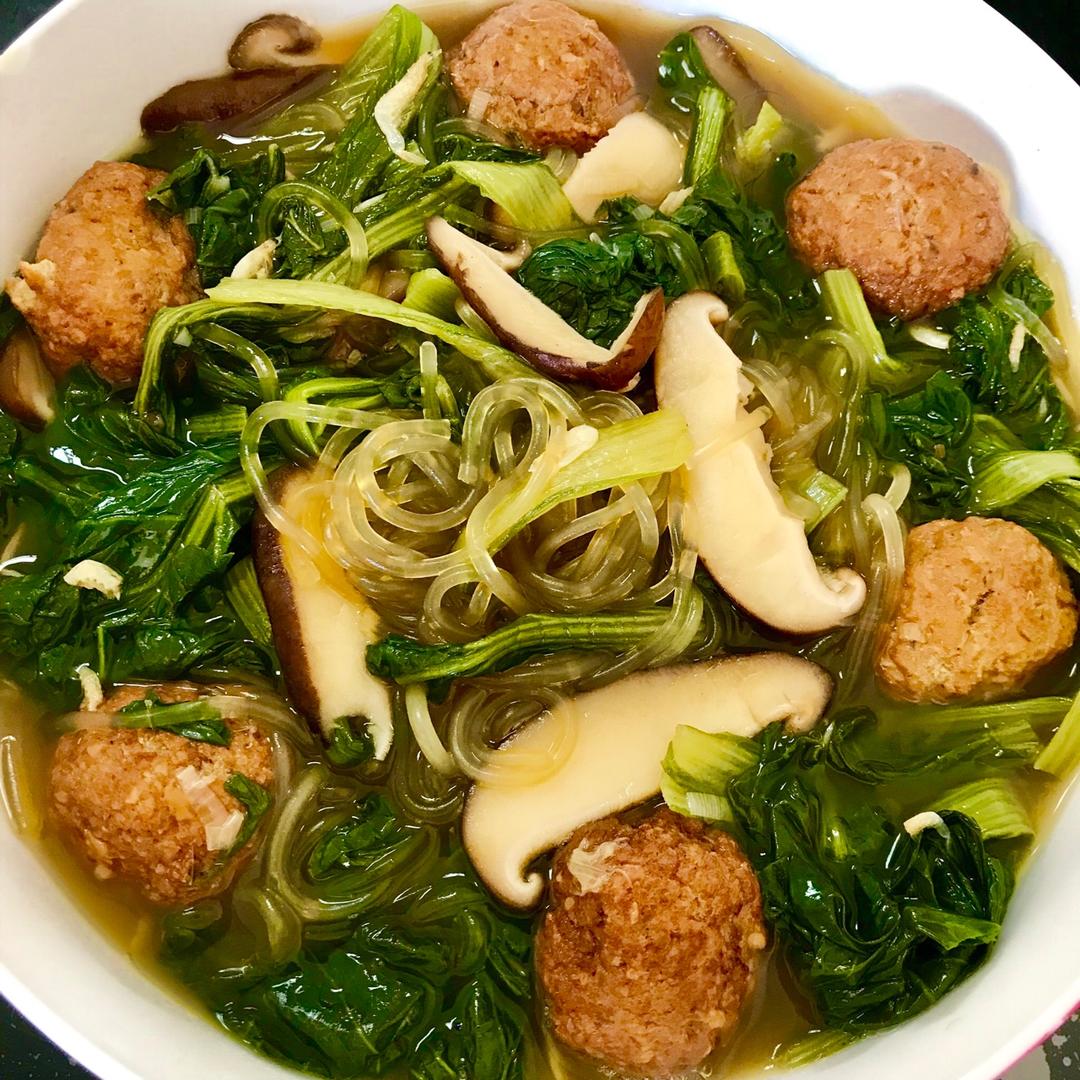 小白菜炖粉条