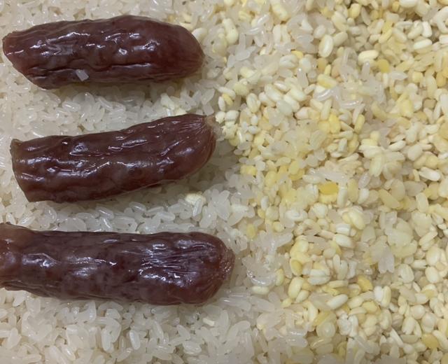 绿豆泥糯米饭的做法