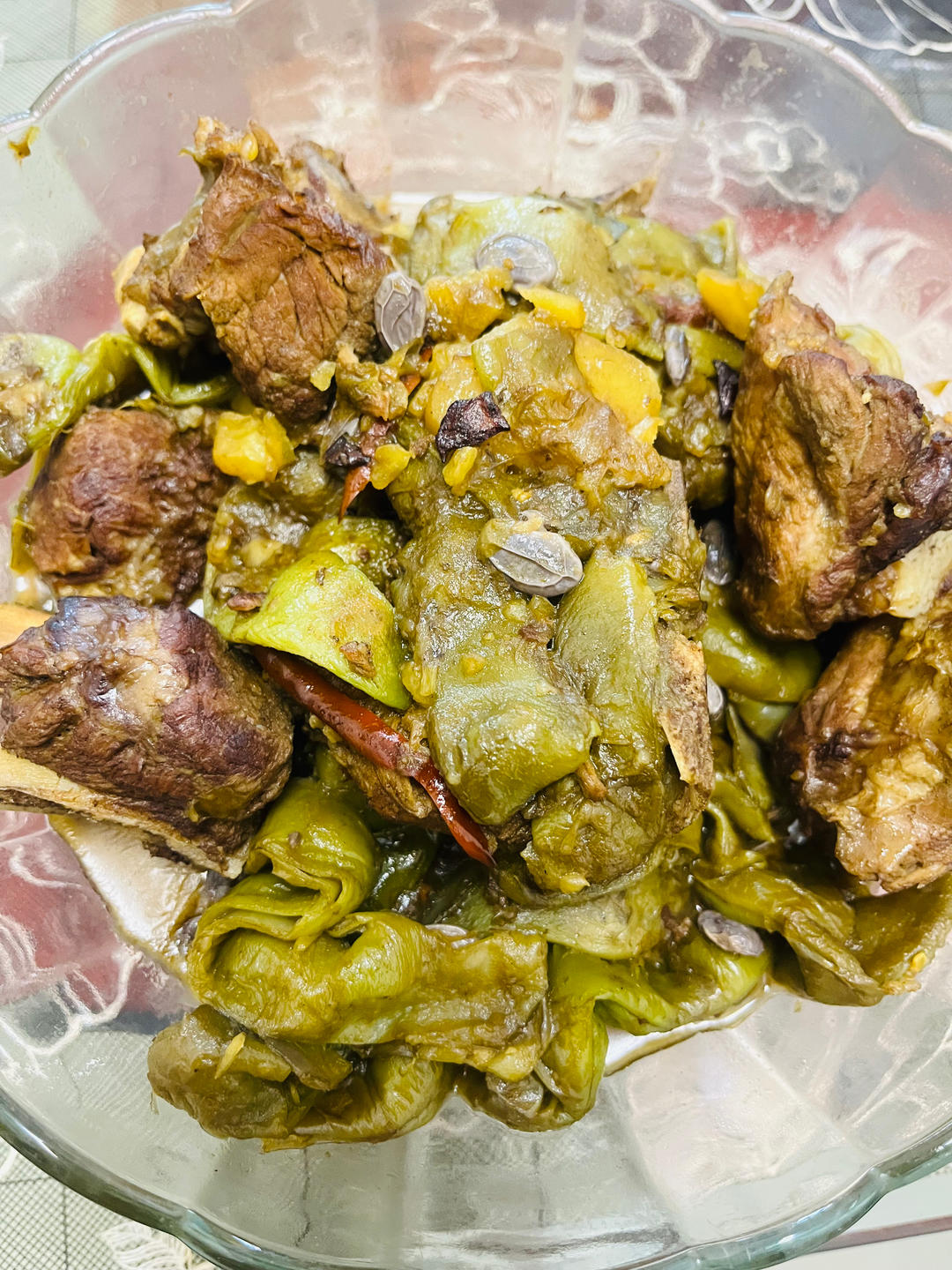 排骨炖豆角