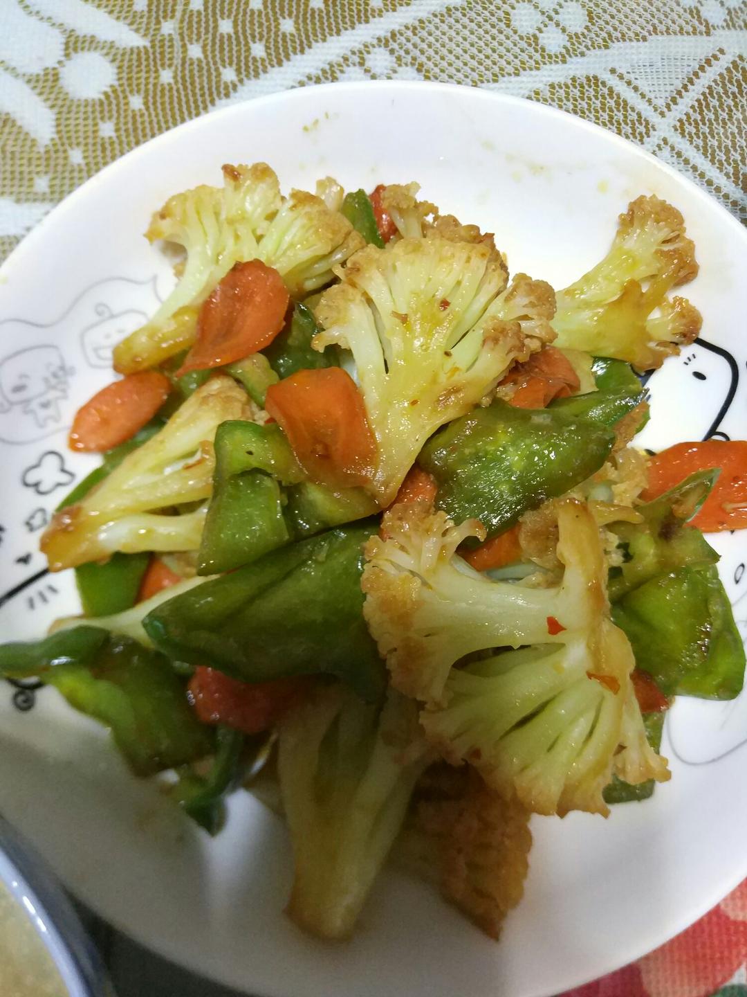 干锅花菜