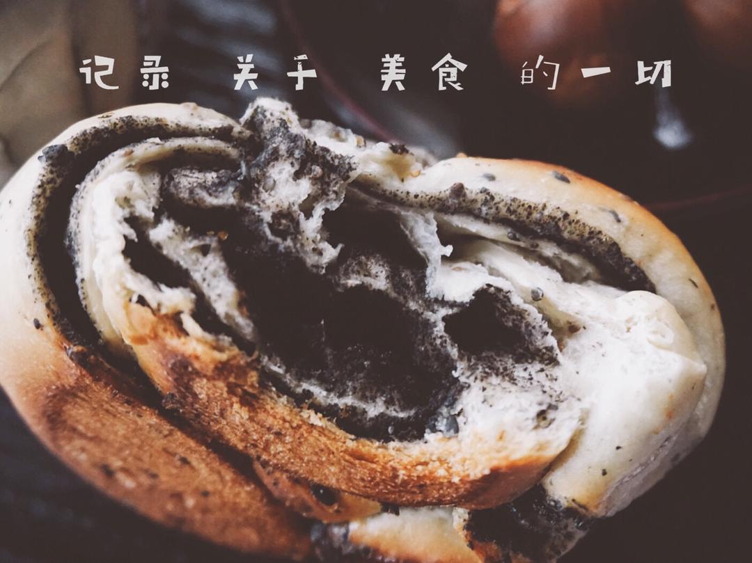 黑芝麻手撕面包