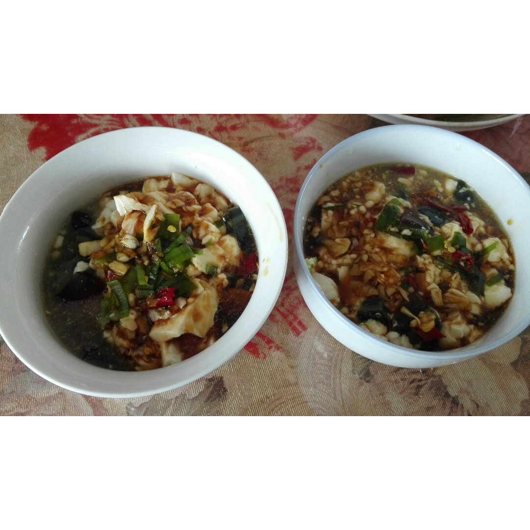 皮蛋豆腐