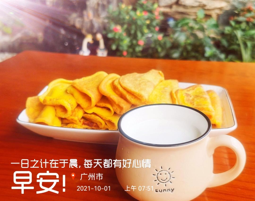 早餐香葱鸡蛋饼