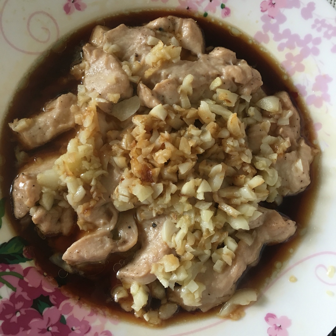 蒜蓉蒸鸡胸（鸡腿）