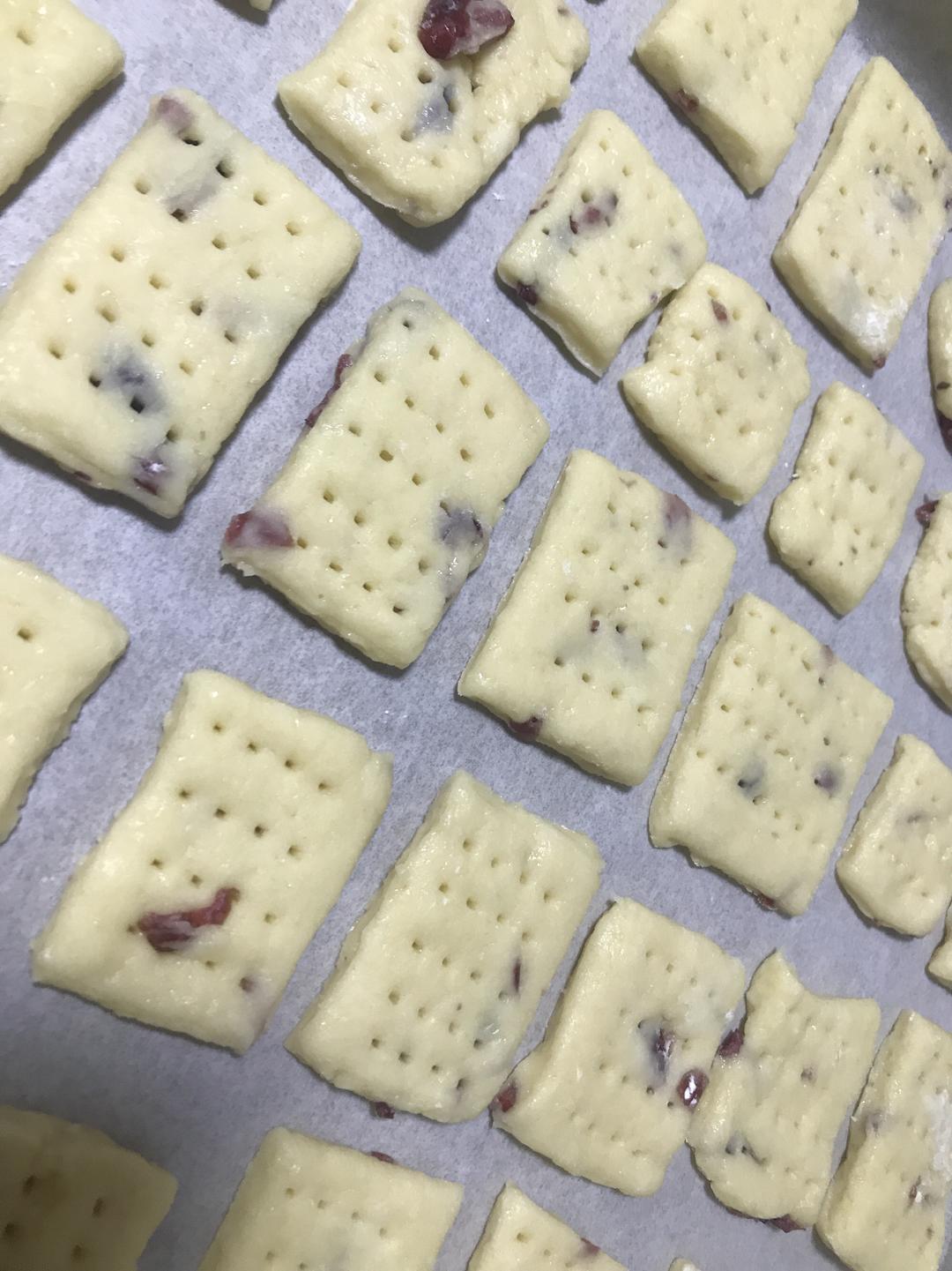 低卡酸奶蔓越莓饼干的做法