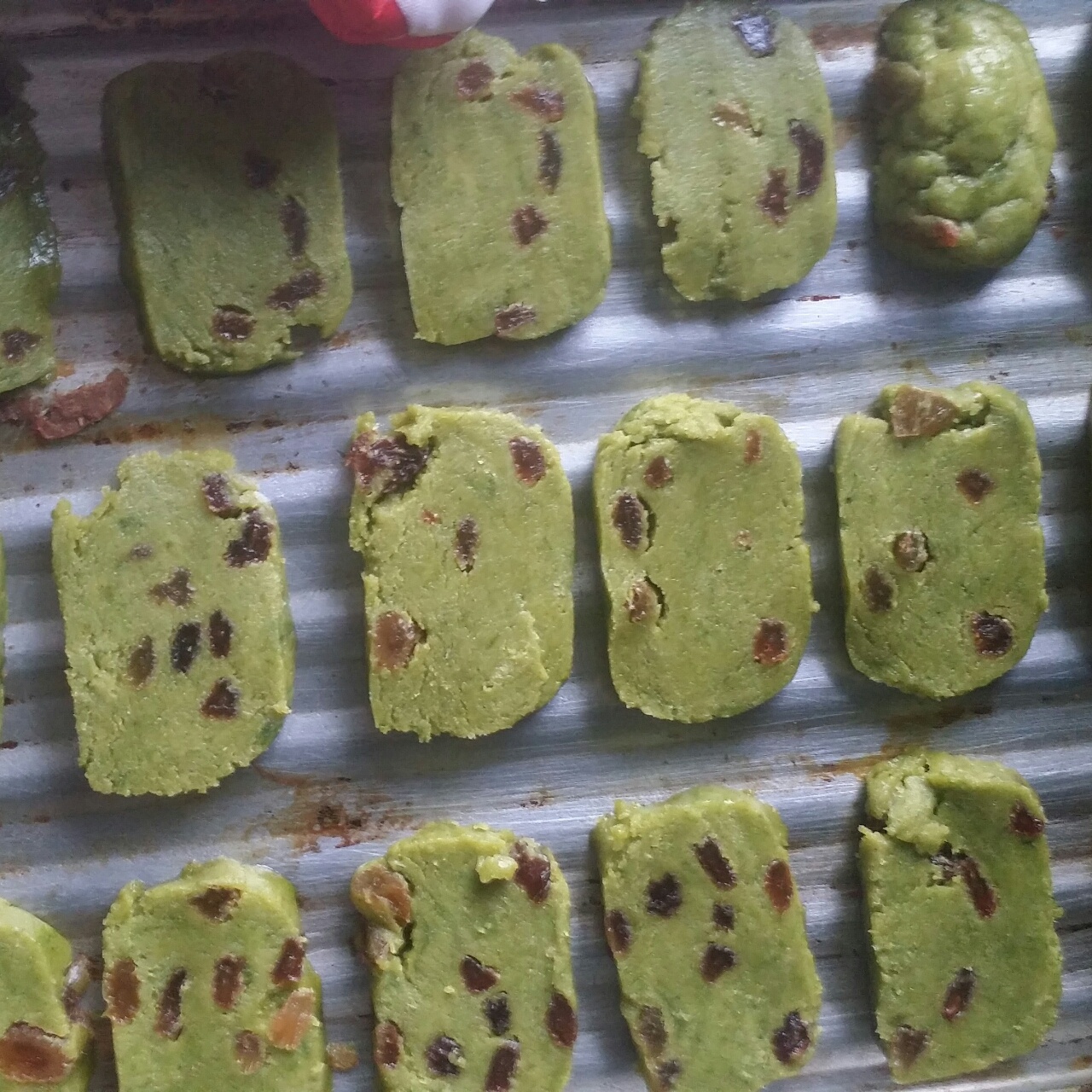 抹茶蔓越莓饼干