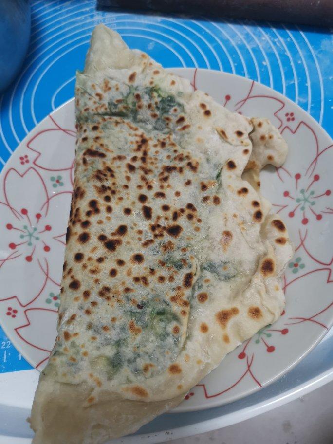 虾皮韭菜鸡蛋饼（电饼铛版）