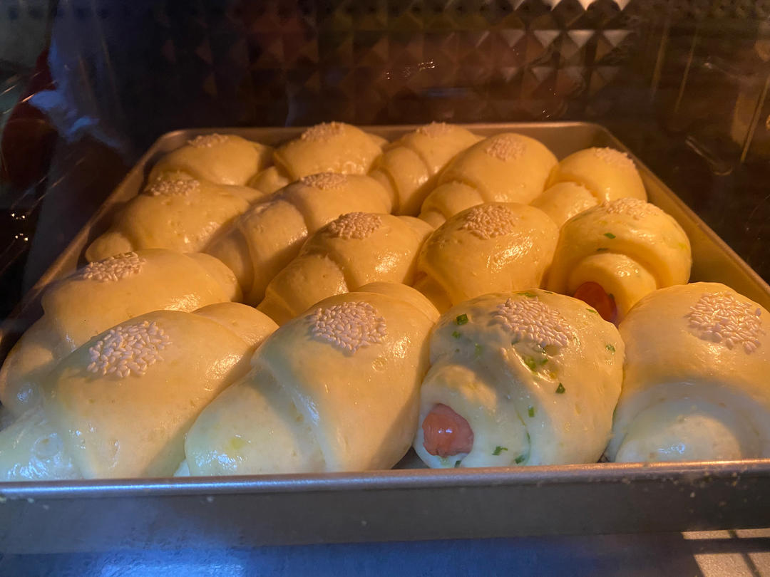 牛奶面包卷（直接法）