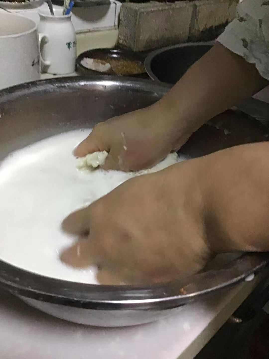 纯奶手撕吐司的做法 步骤1