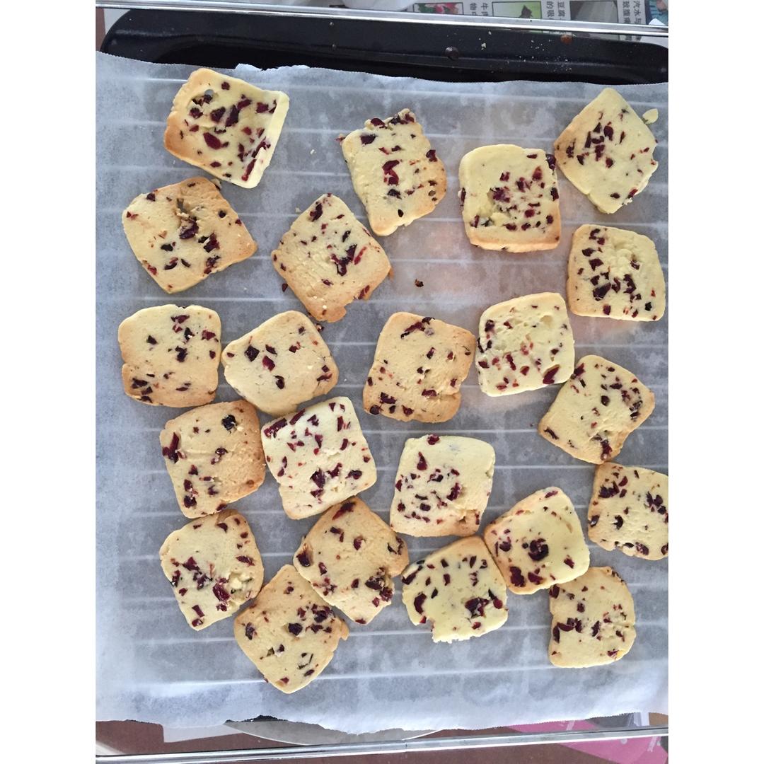 低糖少油版蔓越莓饼干