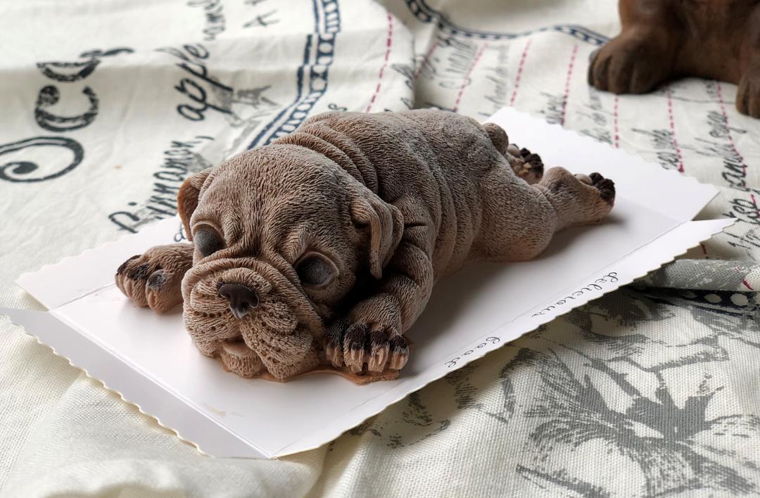 小狗冰淇淋慕斯蛋糕