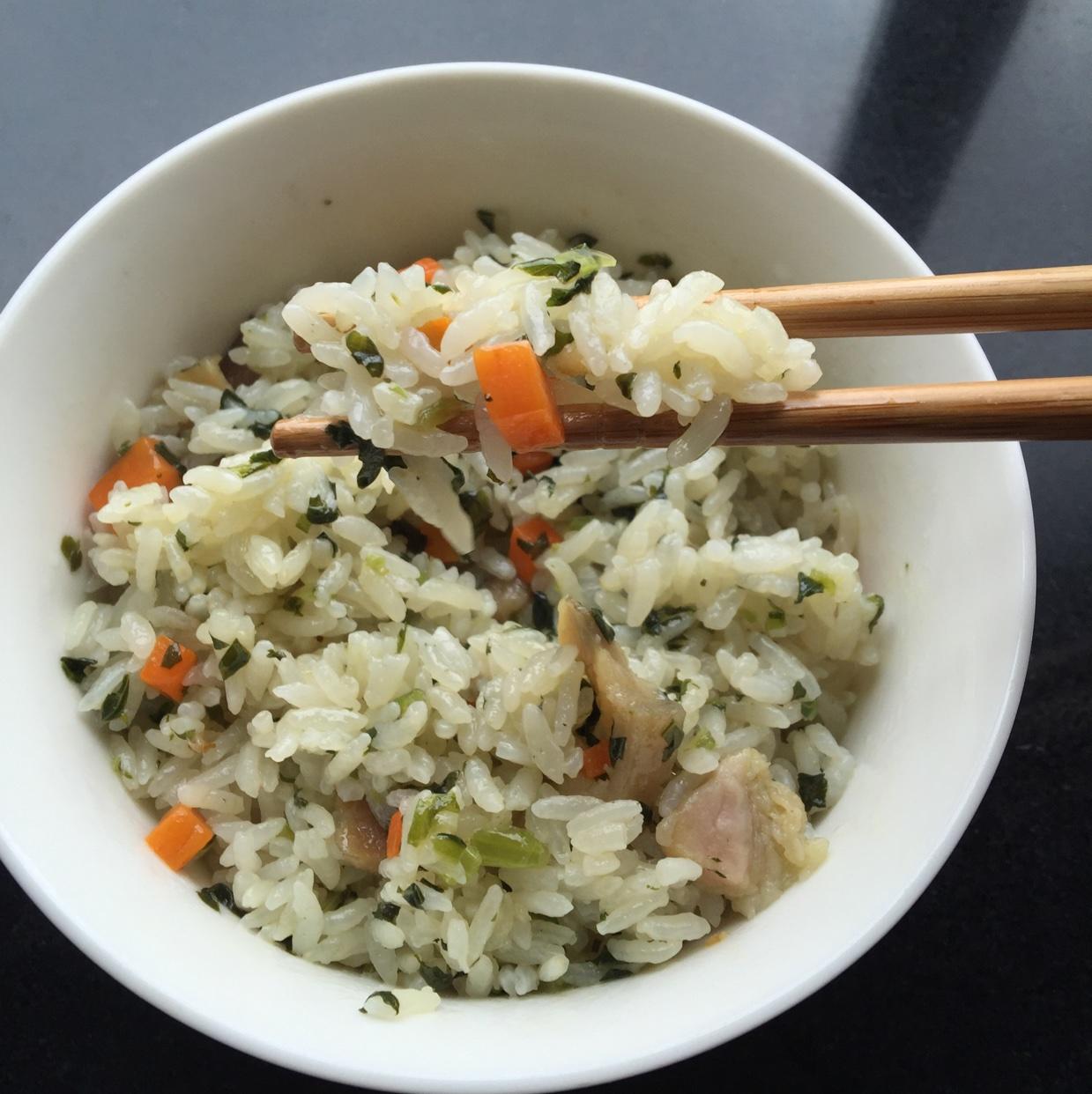 咸肉莴笋菜饭的做法