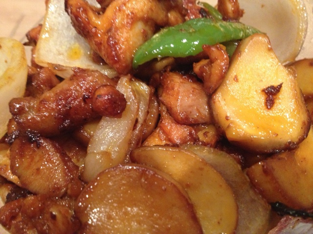 黑胡椒杏鲍菇炒鸡片