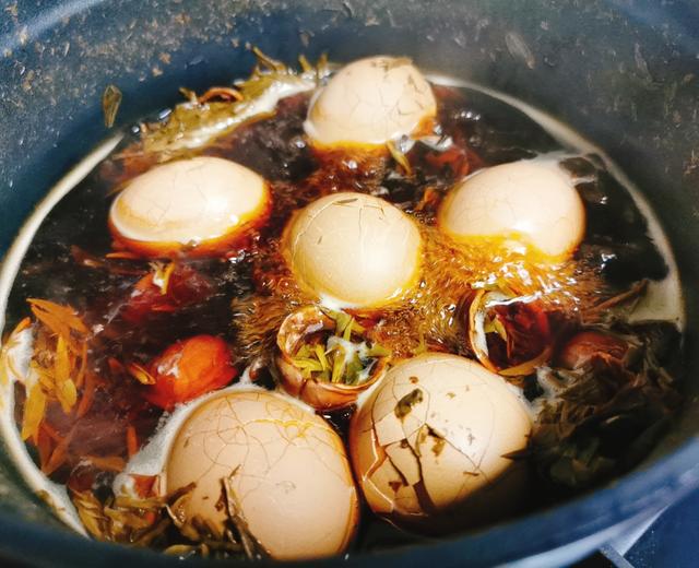 节气风物-立夏蛋 核桃壳茶叶卤蛋的做法