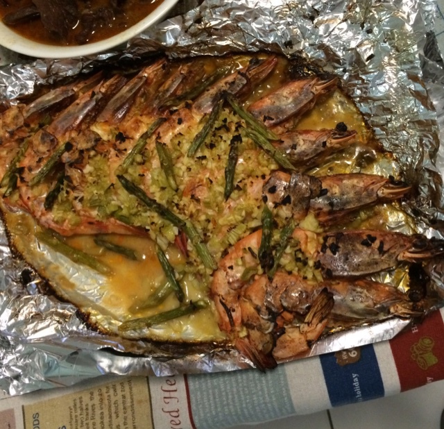 【曼食慢语】蒜香黄油烤大虾