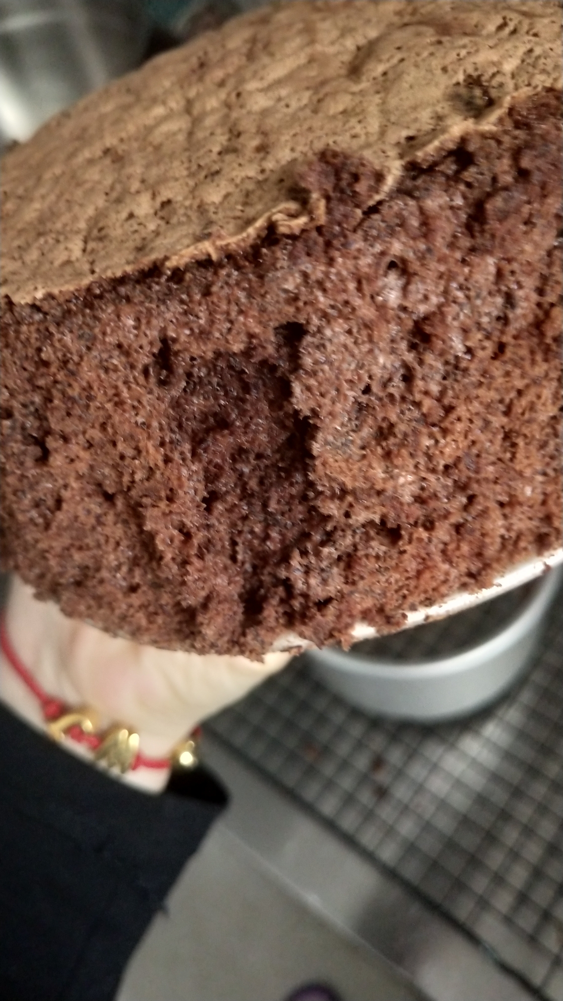 （戚风版）六寸巧克力蛋糕 不太适合新手的做法 步骤26