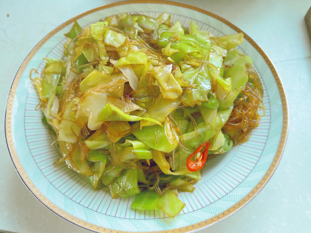 包菜粉丝（粉丝炒包菜）