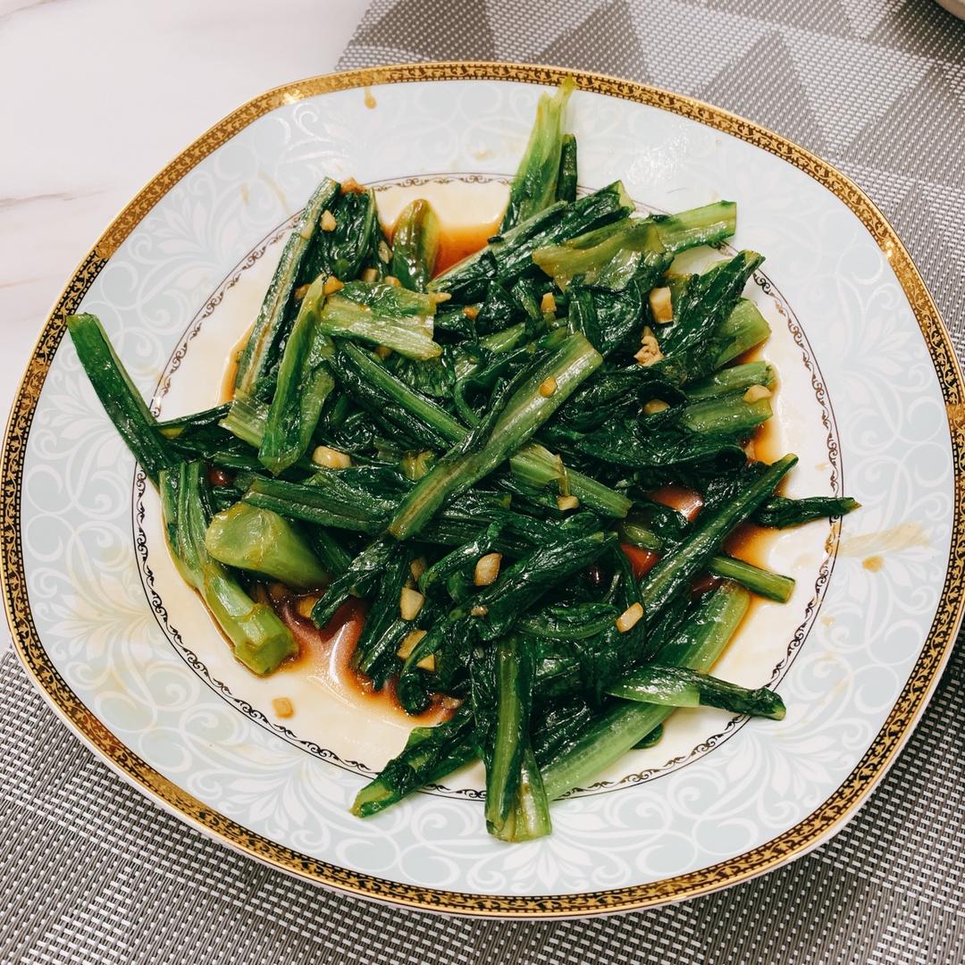 蒜蓉油麦菜（蚝油）