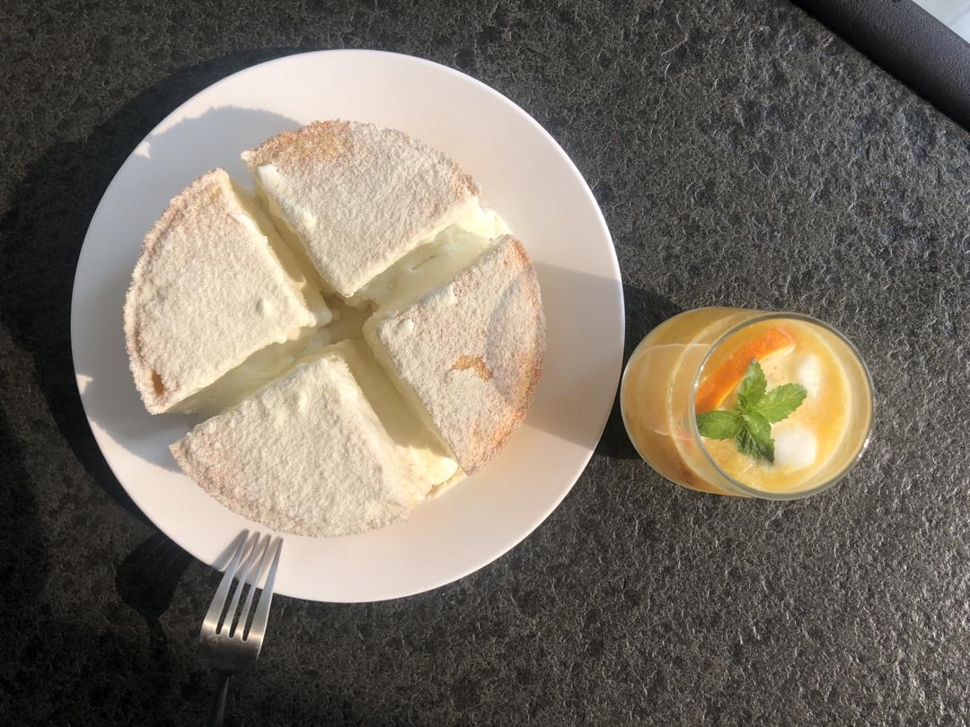 日式冰乳酪戚风蛋糕｜适合夏季的冰心蛋糕