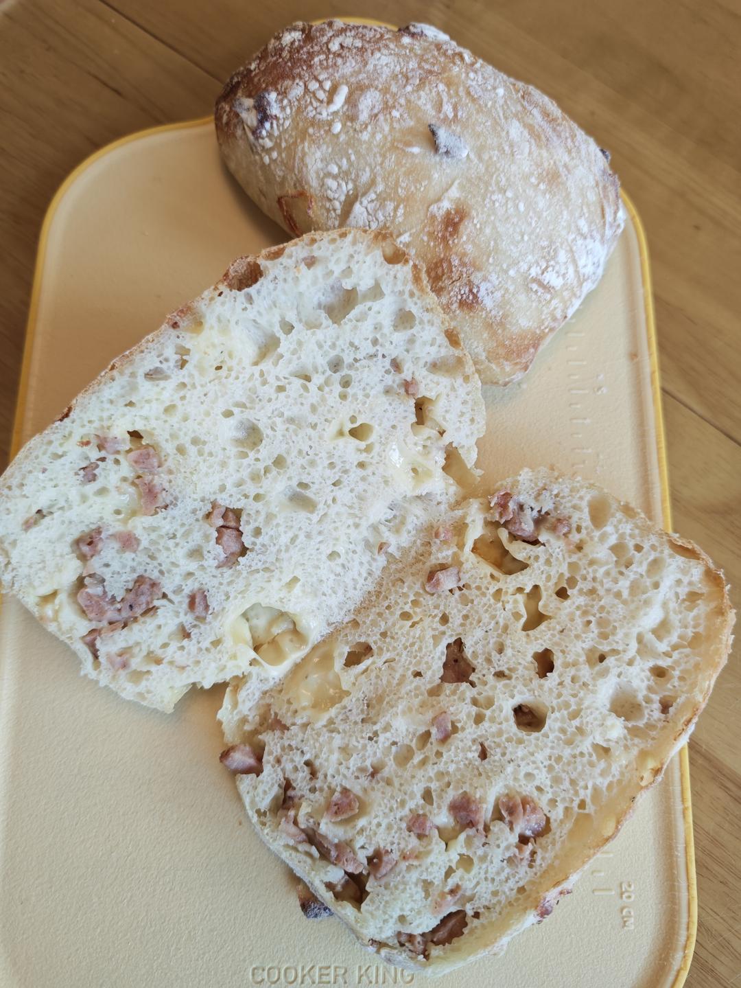 【ciabatta】家庭版恰巴塔，软乎乎的拖鞋面包