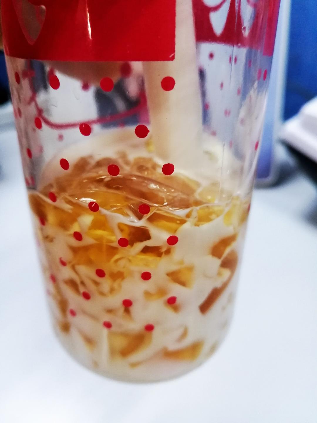 仙女心的白桃乌龙奶茶冻