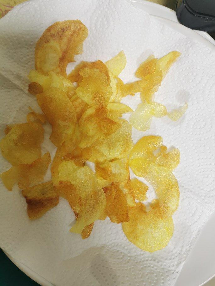 自制炸薯片，学会以后再也没买过薯片