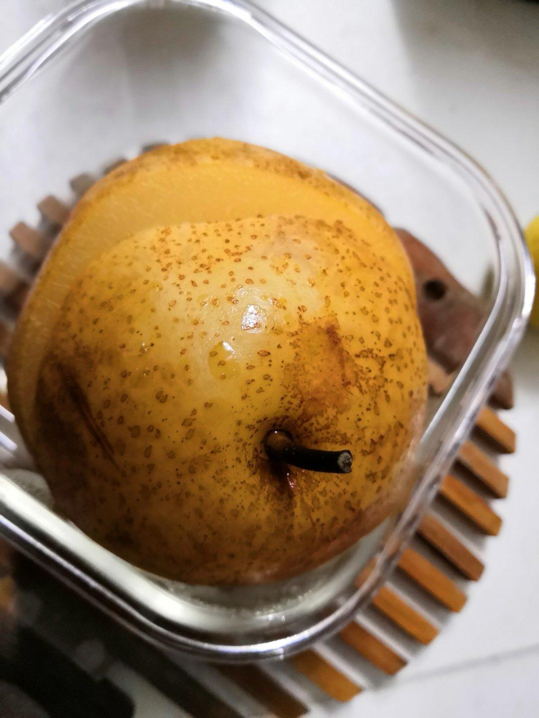 止咳润肺的小甜品—冰糖蒸梨
