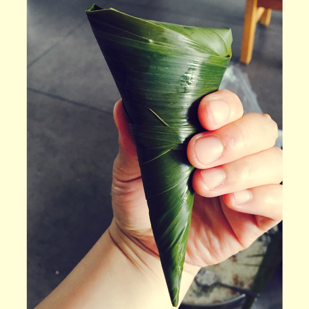 红豆蜜枣小脚粽