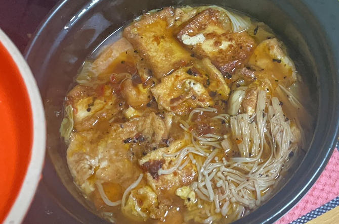 白菜豆腐煲